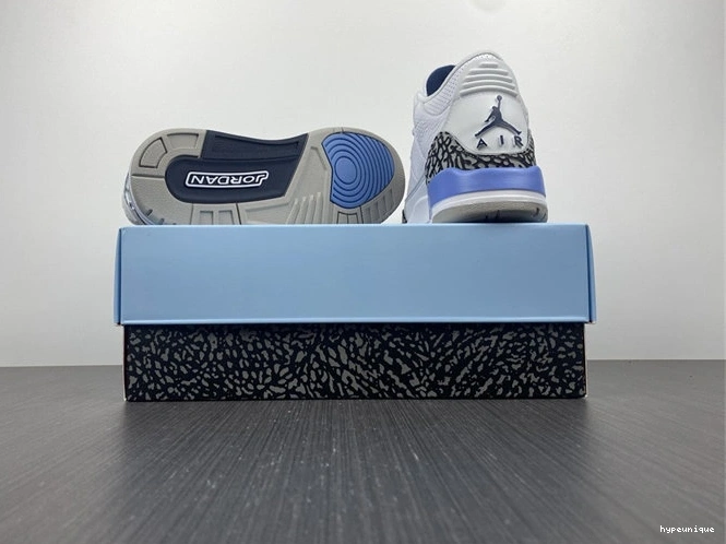 HYPE 3837 CT8532- Jordan3 Fashionable UNC 1028